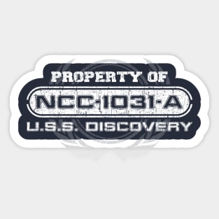 Vintage USS Discovery A Sticker